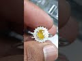 yellow sapphire stone ring