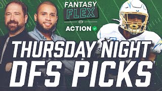 Los Angeles Chargers vs Las Vegas Raiders DFS Picks | Thursday Night Football Picks | Fantasy Flex