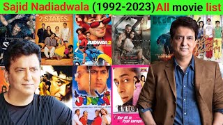 Producer Sajid Nadiadwala all movie list collection  budget flop hit  #bollywood #sajidnadiadwala