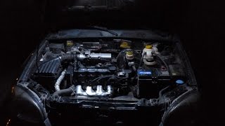 طريقة عمل اضاءة لغطاء محرك السيارة how to make lighting in The engine hood