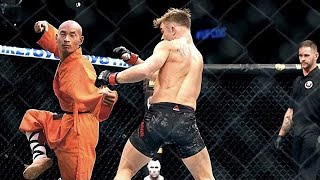 Kung Fu Monk vs Luchadores de la UFC | Kung-Fu vs MMA