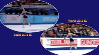 浅田真央(mao asada) 2013 14シーズンベスト演技２本 ～ FS 編