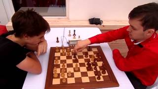 GM Dubov - GM Fedoseev chess blitz