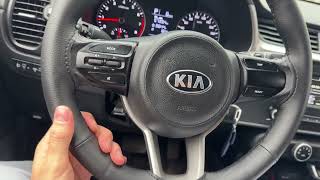 ОПЛЁТКА НА РУЛЬ KIA RIO 4 ПОВЕРХ ШТАТНОЙ КОЖИ