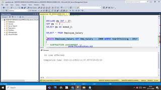 78.COMPOUND OPERATORS IN SQL