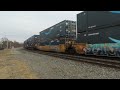 sunday morning railfanning in homestead pennsylvania featuring the ns interstate heritage unit