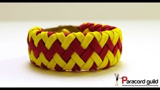 Gaucho fan knot bracelet- leather strap version