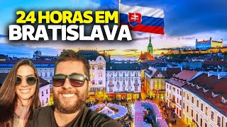 Primeiras Impressões sobre a ESLOVÁQUIA. Passamos 24 horas em BRATISLAVA.