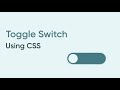 CSS Custom Animated Checkbox - How to make CSS switch / toggle / custom checkbox - No Javascript
