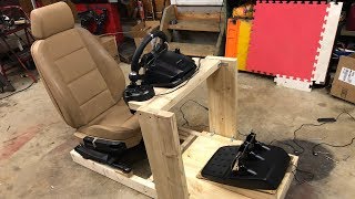 Building a Sim Racing Cockpit | Wood DIY