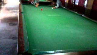 amazing snooker trick shot played by sarmast