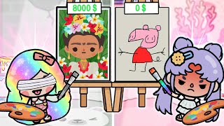 Poor Blind Girl Become Famous Artist | Toca Boca Story | Toca Boca