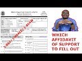 WHICH AFFIDAVIT OF SUPPORT FORM TO FILL OUT (I-864/   I-864W /  I-864EZ)