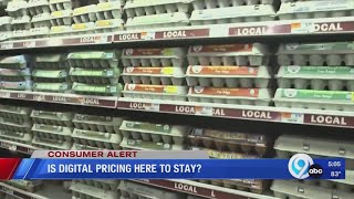 Digital price tags in CNY stores
