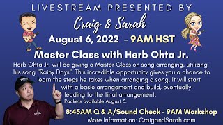 Livestream Workshop - Master Class with Herb Ohta Jr