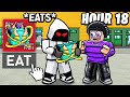 Eating DRAGON FRUIT In Front Of SCAMMERS For 24 HOURS.. (Blox Fruits)