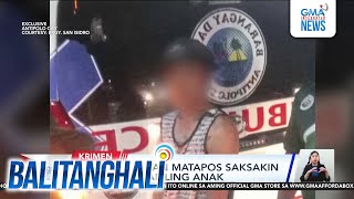 Lalaki, sugatan matapos saksakin umano ng sariling anak | Balitanghali