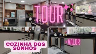 TOUR PELA COZINHA PLANEJADA🥰/+VALOR 🤑