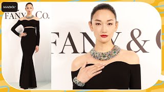 冨永愛、美スタイル際立つドレス＆ハイジュエリーで魅了　ティファニー銀座本店リニューアルオープニングセレモニーに登場