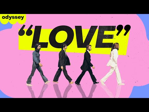 How many times have the Beatles used the word love?