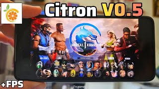 SAIU NOVA ATUALIZAÇÃO CITRON V0.5 EMULADOR DE SWITCH PARA ANDROID TESTE GPU MALI MEDIATEK E ADRENO