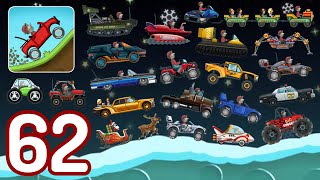 Hill Climb Racing-(Gameplay 62)-Todas Los Autos En Navidad