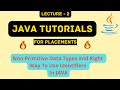 Non Primitive Data Types and Identifiers in Java - Explained in Eclipse!