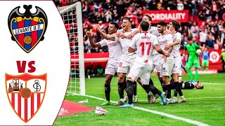 Levante vs Sevilla 1 1 / 15.06.2020 /  All goals and highlights / Spain Laliga round 29    /    Text