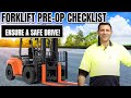 Mastering Forklift Safety: Pre Operational Check Guide: Part 1