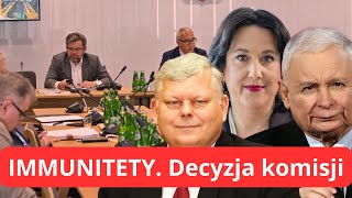 IMMUNITETY POSŁÓW PiS. Decyzja Komisji Regulaminowej