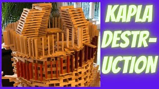 Huge Kapla Domino Colosseum destruction fail #kapla #domino #fail #colloseum #destruction #funny