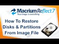 Macrium Reflect Free Tutorial: Restore Backup Image To New Drive Or Current Drive