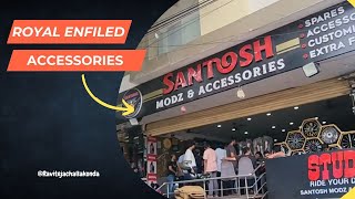 One-stop shop for All the Royal Enfield accessories | Santosh Mods Hyderabad | King Koti