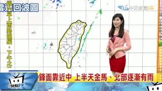 20170331中天新聞　【氣象】出門帶雨具！今午後各地降雨明顯恐雷雨