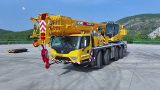 XCMG shares its latest edition of four-axle all-terrain crane — XCA80G7-1E at Bauma China 2024