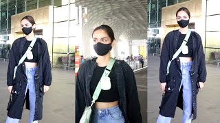 MANUSHI CHILLAR SPOTTED AT AIRPORT DEPARTURE