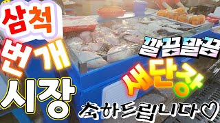 水産市場 삼척 번개시장 각종수산물시세 만나보고 가시죠! 견문록♡삶1913/Samcheok port fish market, korea