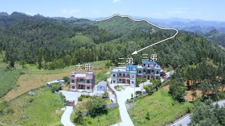 贵州农村三兄弟建房子，占据了整个山顶，这实力和关系真是不简单