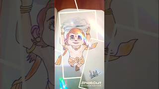 Bal hanuman ji drawing pencil colors #shorts #drawing