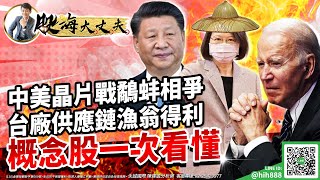 中美晶片戰鷸蚌相爭 台廠供應鏈漁翁得利 概念股一次看懂｜20230426｜陳建誠 分析師｜股海大丈夫