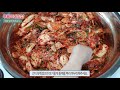 배추김치 시원하고 감칠맛끝장나게 담는 방법 배추김치만들기 how to make korean cabbage kimchi