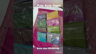 || Pure Kosa alfi boota saree || Handlooms of Chhattisgarh || #shorts #youtubeshorts #silkmark