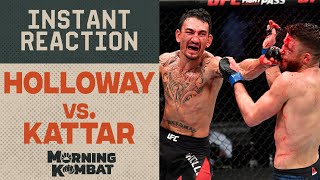 UFC on ABC 1 Results: Max Holloway vs. Calvin Kattar | Instant Reaction | MORNING KOMBAT