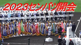 第95回記念選抜高校野球大会が開催！開会式ダイジェスト　球場前～選手入場～優勝旗返還～選手宣誓（第95回選抜高校野球）