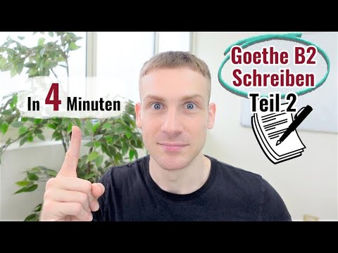 Goethe B2 Schreiben Teil 2 - Quick And Easy Guide! [Subtitles] - YouTube