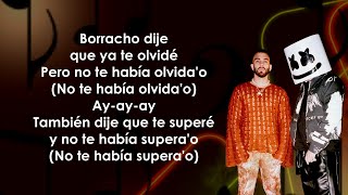 Marshmello, Manuel Turizo - El Merengue (Letra/Lyrics