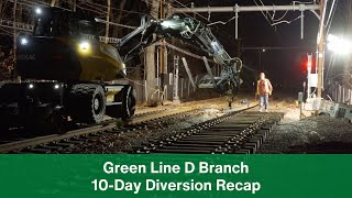 Green Line D Branch 10-Day Diversion Recap - December 11-20, 2023