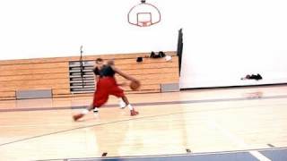Dre Baldwin: 1-On-1 Game Clip #20 | Crossover Aggressive Driving Layup Into Contact Footwork Tips