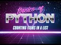 Counting Items in a List in Python