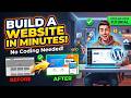 WordPress Website in Minutes | No Coding Required